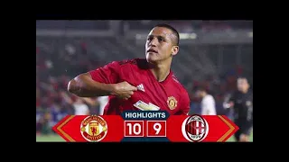 Manchester United vs AC Milan 1-1 (9-8 PEN) All Goals & Highlights #FHD