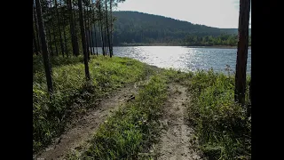 Поездка от деревни Целота до деревни Борисова по берегу реки китой , размытые дороги 2020