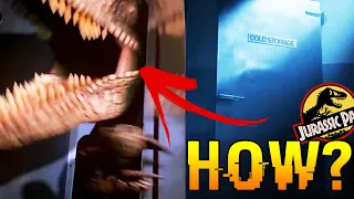 *SOLVED!* How the Raptor REALLY Escaped the FREEZER in Jurassic Park