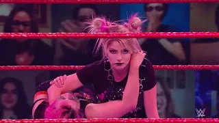 Asuka Vs Alexa Bliss - Raw Women's Title Match  Raw 25-01-2021