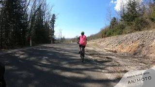 Gravel Ride -  Route des Combes. Jura France.