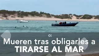 Mueren cuatro migrantes en Cádiz tras obligarles a tirarse al mar