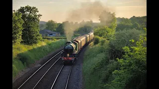 'Sunset Steam Express' at Gomshall