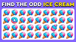 Find the ODD One Out - Sweets Edition 🍰🍨🍭 | Easy, Medium, Hard Levels Quiz