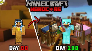 I Survived 100 Days in Badlands Only World in Hardcore Minecraft #2...