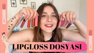 FAVORİ LIPGLOSSLARIM | Sephora, Fenty, Missha, Dior, Nyx, Rimmel, Deborah ve dahası