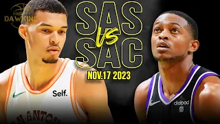 San Antonio Spurs vs Sacramento Kings Full Game Highlights | Nov 17, 2023 | FreeDawkins