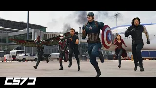 CJ - WHOOPTY (Robert Cristian Remix) | Avengers [Airport Fight Scene]