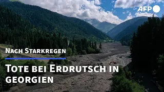 Tote durch Erdrutsch nach Starkregen in Georgien | AFP