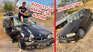 4000TL’ye AĞIR KAZALI BMW E36 ALDIM (HURDACI’dan)