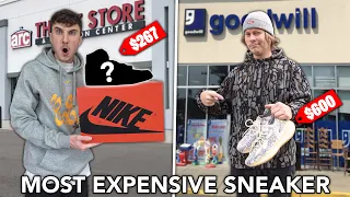 Who Can Find the Most Expensive Sneaker At The Thrift Store Pt. 2