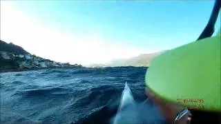 Millers Run Surfski Downwind in 35 Knots