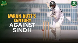 Balochistan Captain Imran Butt's Century Against Sindh | Quaid-e-Azam Trophy 2021-22 | PCB