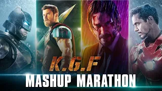 KGF Mashup Marathon - KGF Remix BGM & Songs