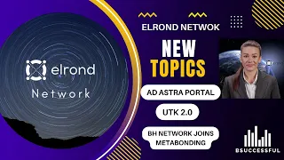 ⚡ELROND NETWORK⚡ & 🌍NEW TOPICS | 🌉BRIDGE  💸UTK 2.0 🎩BH NETWORK 🔥