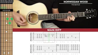 Norwegian Wood Guitar Cover The Beatles 🎸|Tabs + Chords|