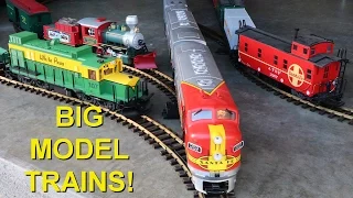 Big Model Trains Running Through The Front Door