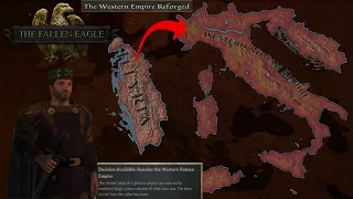 CK3 Fallen Eagle: Restoring the Roman Empire as the last Western Roman Emperor