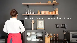 [Work from home routine] Telework and YouTube video production, weekday routine of working mother