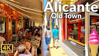 Explore Alicante Old Town Like Never Before - June 2023 Walking Tour | 4K Ultra HD, 60fps