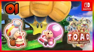 El campamento de Captain Toad | Captain Toad Treasure Tracker en español parte 1 Nintendo Switch