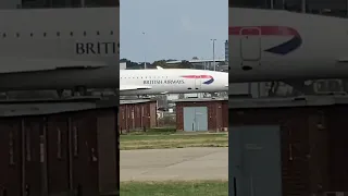 The iconic Concorde at london airport #shorts