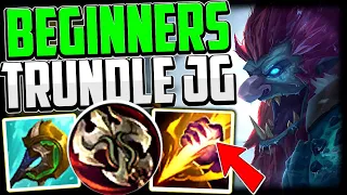 HOW TO TRUNDLE JUNGLE & CARRY FOR BEGINNERS + BEST BUILD/RUNES | Trundle Guide Season 13