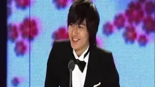 LEE MIN HO 45 Paeksang Awards - Best New Actor 2009