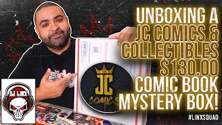 UNBOXING A JC COMICS & COLLECTIBLES $130 COMIC BOOK MYSTERY BOX! #linxsquad