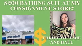 Thrift with Me at the Goodwill plus a new BOLO brand for swimwear at my local consignment store!