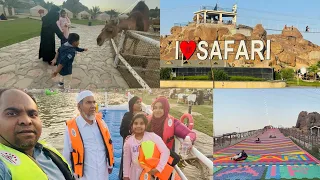 Safari Park at Taif | Summer Trip 2024 | Post Eid | Long Slide | Boating