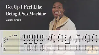 Get Up I Feel Like Being A Sex Machine - James Brown | Backing Track | Guitar Tab