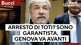 Arresto di Toti, il sindaco di Genova Bucci: "Sono garantista, la città va avanti"