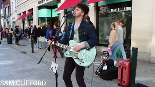 Sam Clifford Call me The Breeze from Grafton Street Dublin Best of Busking yea let us keep Rocking