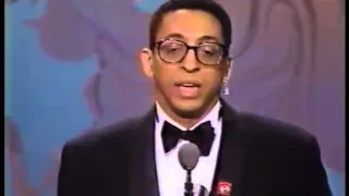 Gregory Hines wins 1992 Tony Award for Best Actor in a Musical