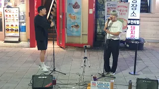 𝙇𝙞𝙫𝙚 2022.08.01 Mon. HeeWon#희원&WonYoung#이원영 Vocal Busking Hongdae 홍대 버스킹 #SnowHorse