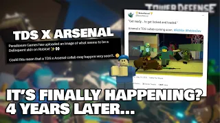 4 Years Of Waiting… TDS x ARSENAL Collab Is Finally Happening? | Roblox
