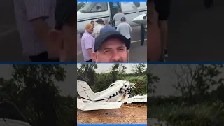 Vídeo mostra os pescadores entrando em um avião momentos antes da queda, no Amazonas #shorts