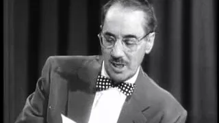 You Bet Your Life Groucho Marx  (Part 2) 1954