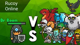Rucoy Online - Fighting all monsters in game / with Davyss