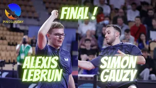 Alexis Lebrun - Simon Gauzy - Final Champion de France 2022