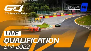 LIVE | Qualification | Spa | GT4 European Series 2022 (Francais)