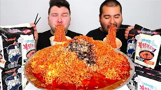 ORLIN IS BACK • SUPER SPICY FIRE RAMEN NOODLES • Mukbang & Recipe