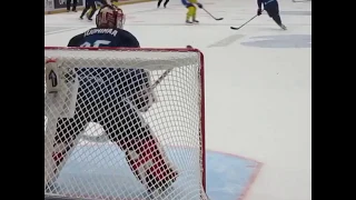 Финский вратарь забил гол. Вид с трибуны / Finnish goalie Frans Tuohimaa goal 14.12.19