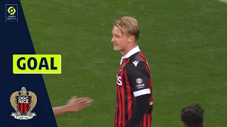 Goal Kasper DOLBERG (21' pen - OGCN) OGC NICE - FC NANTES (2-1) 21/22