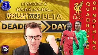 FM23 Beta – Liverpool – Episode 4: Na Na Na Na… – Quadruple or Nothing – Football Manager 2023