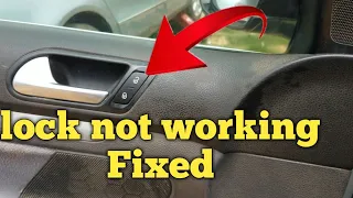 vw jetta interior lock not working, 00100, 00928 Fixed