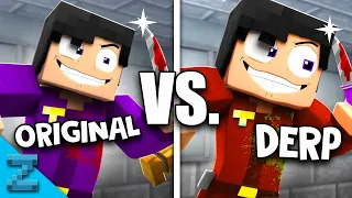 PURPLE GUY Original VS. DERP Version - Fazbear and Friends SHORTS #1-8 Compilation