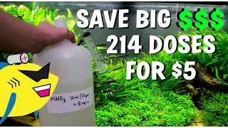 SAVE BIG $$$ | DIY Planted Aquarium Fertilizer – KNO3 Solution