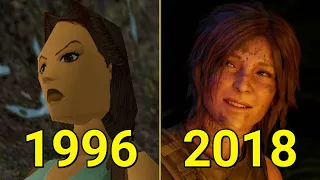 Evolution of Tomb Raider Games 1996-2018